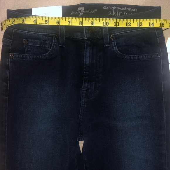 7 For all Mankind High Waist Ankle Skinny - Picture 2 of 7